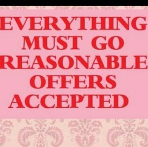 All offers accepted!!!